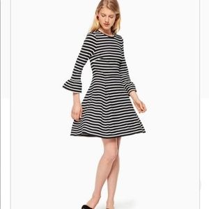 Kate Spade broome street striped dress